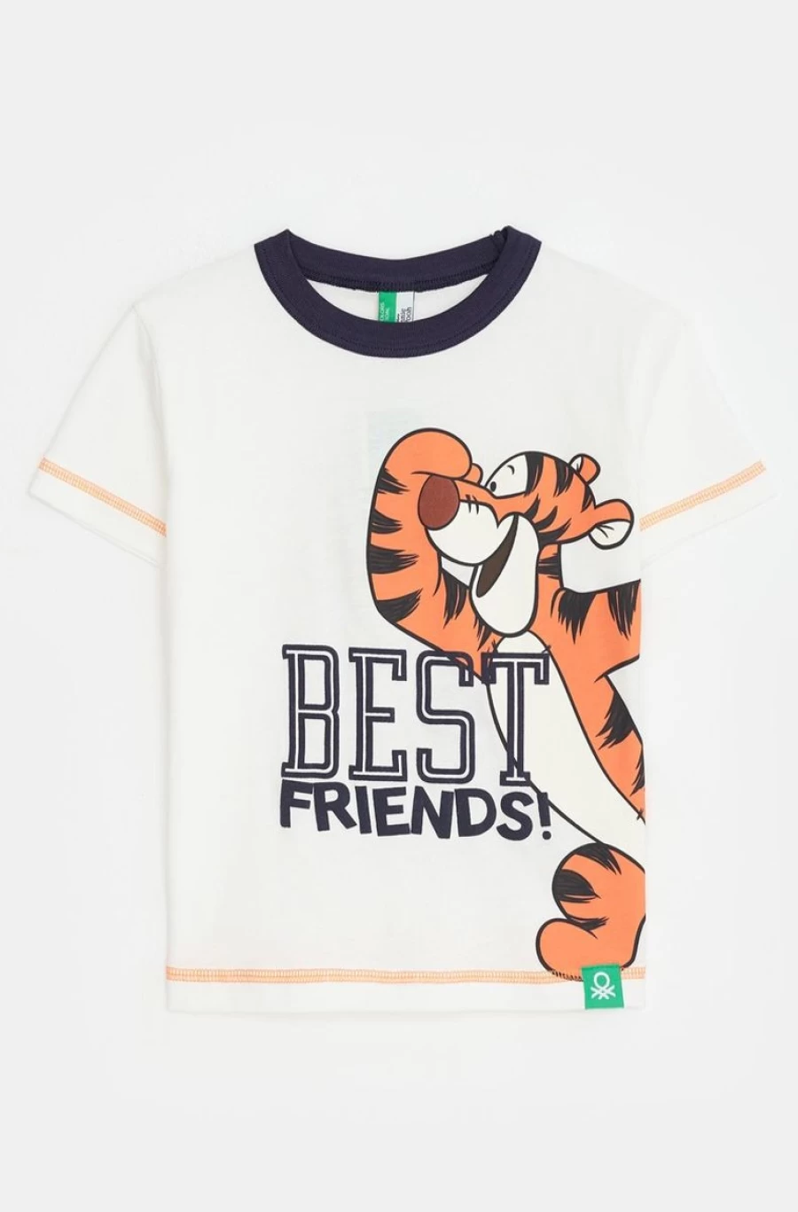 Benetton Boys' Tiger & Friends Short Sleeve Pyjamas - Multi Color
