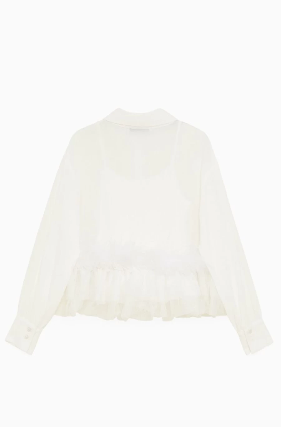 "PATRIZIA PEPE Girls' Ruffled Blouse - Stylish & Elegant Top for Girls"