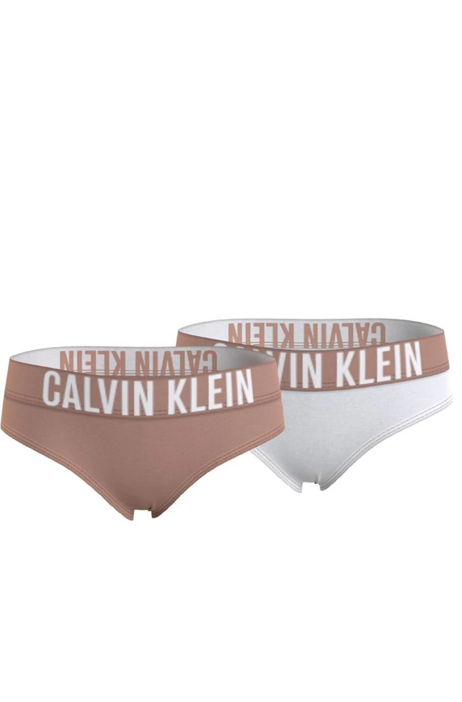 2 Pack CALVIN KLEIN Girls Bikini Briefs - Multi Color Intense Power Underwear