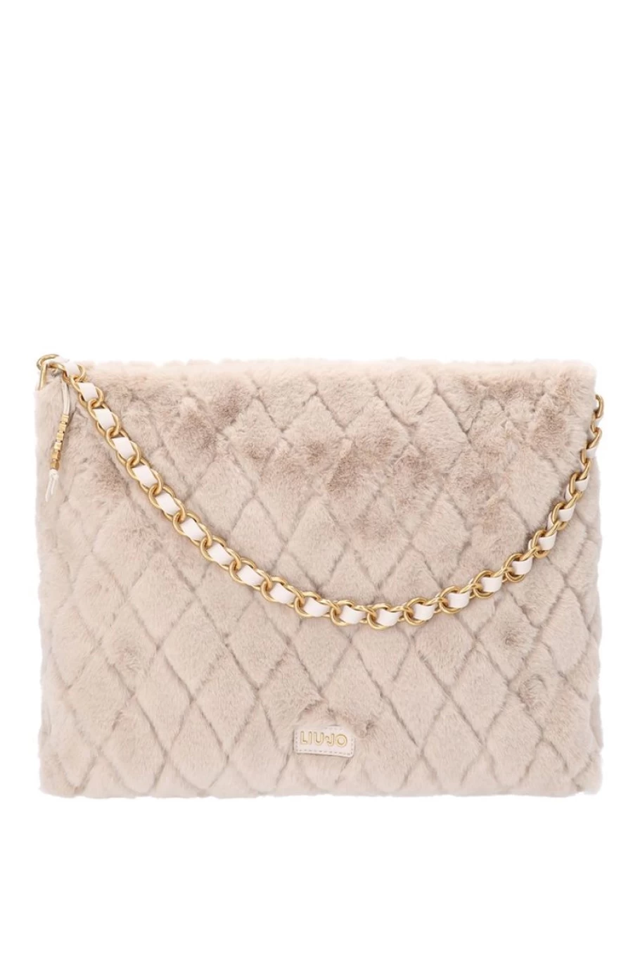 LIU JO Women's Teddy Quilted Hobo Bag - Soft Quilted Shoulder Handbag