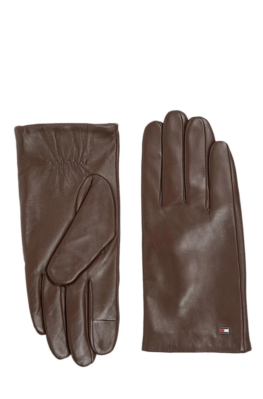 TOMMY HILFIGER Men's Genuine Leather Essential Gloves for Winter & Driving