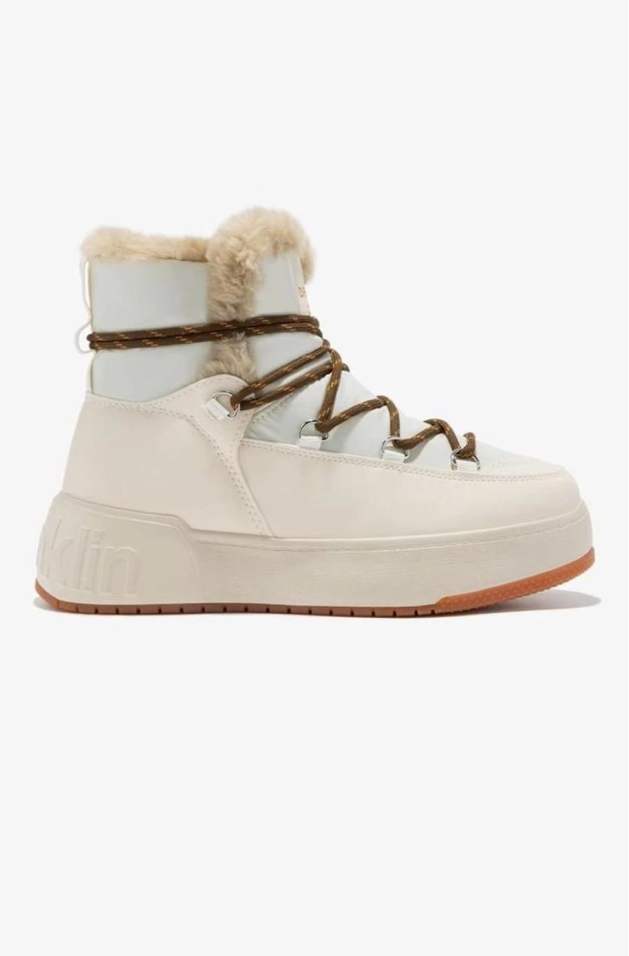 D.FRANKLIN Women's Court Bomb Sneakers with Med Faux-Fur Lining - Stylish Comfort for Everyday Wear