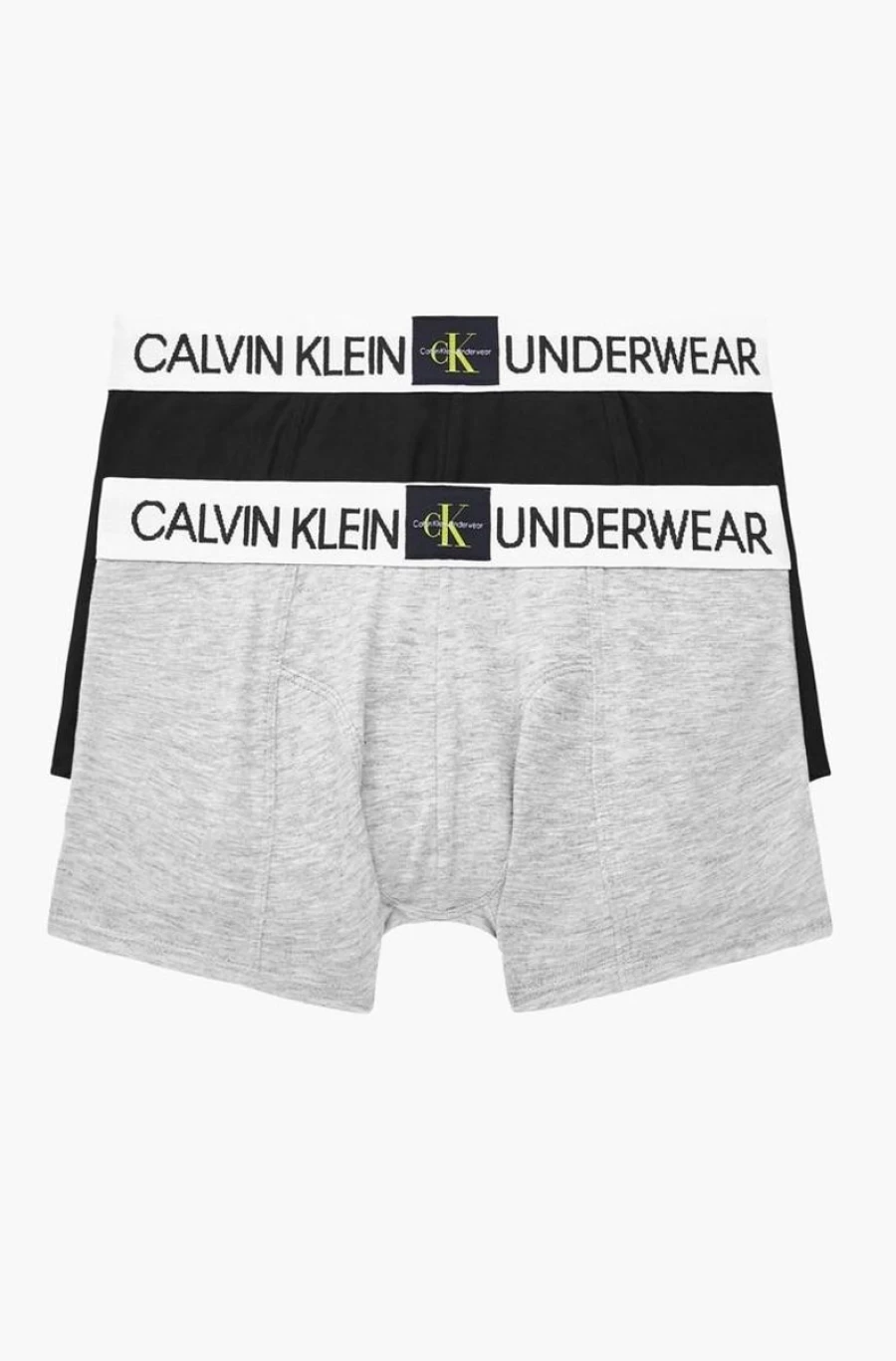 2 Pack CALVIN KLEIN Boys Trunks Underwear - Multi-Color CK96 Briefs for Kids