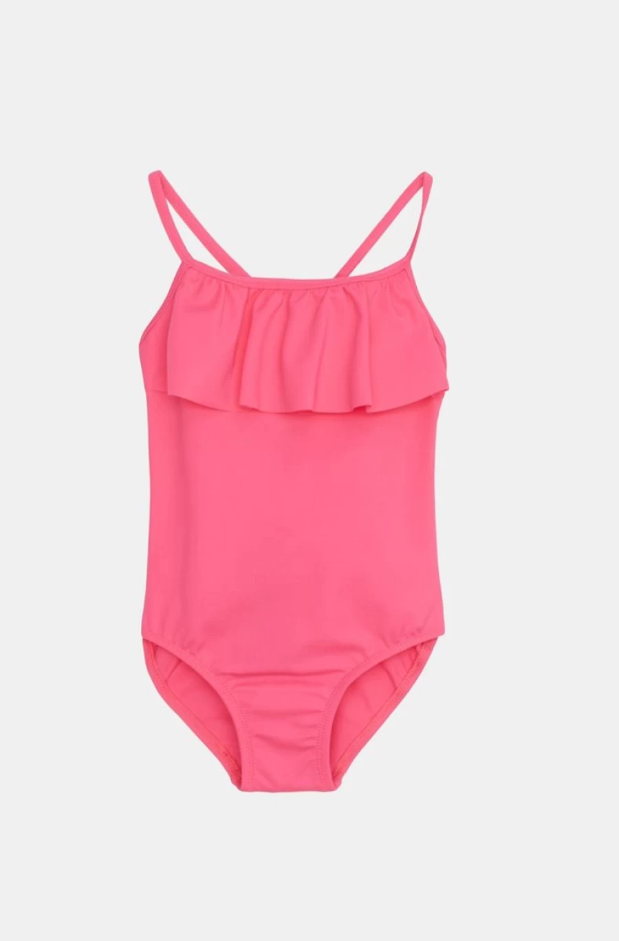 BENETTON Girls' Pink Flounce One-Piece Swimsuit for Kids