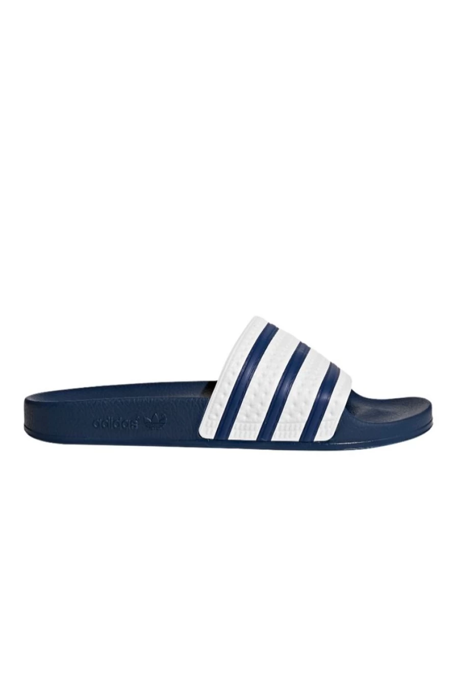 Adidas Men's Adilette Slides - Adiblu/White/Adiblu Comfortable Pool & Shower Sandals