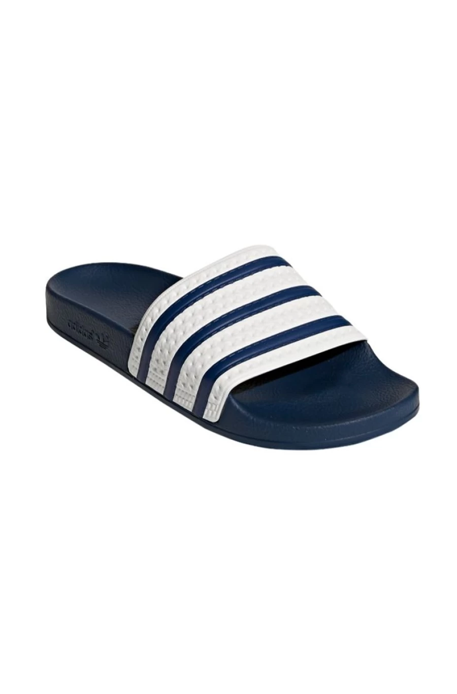 Adidas Men's Adilette Slides - Adiblu/White/Adiblu Comfortable Pool & Shower Sandals