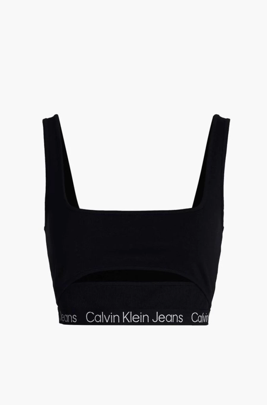 CALVIN KLEIN Women's Milano Jersey Cut Out Bralette Top - Sexy Comfortable Lingerie Style