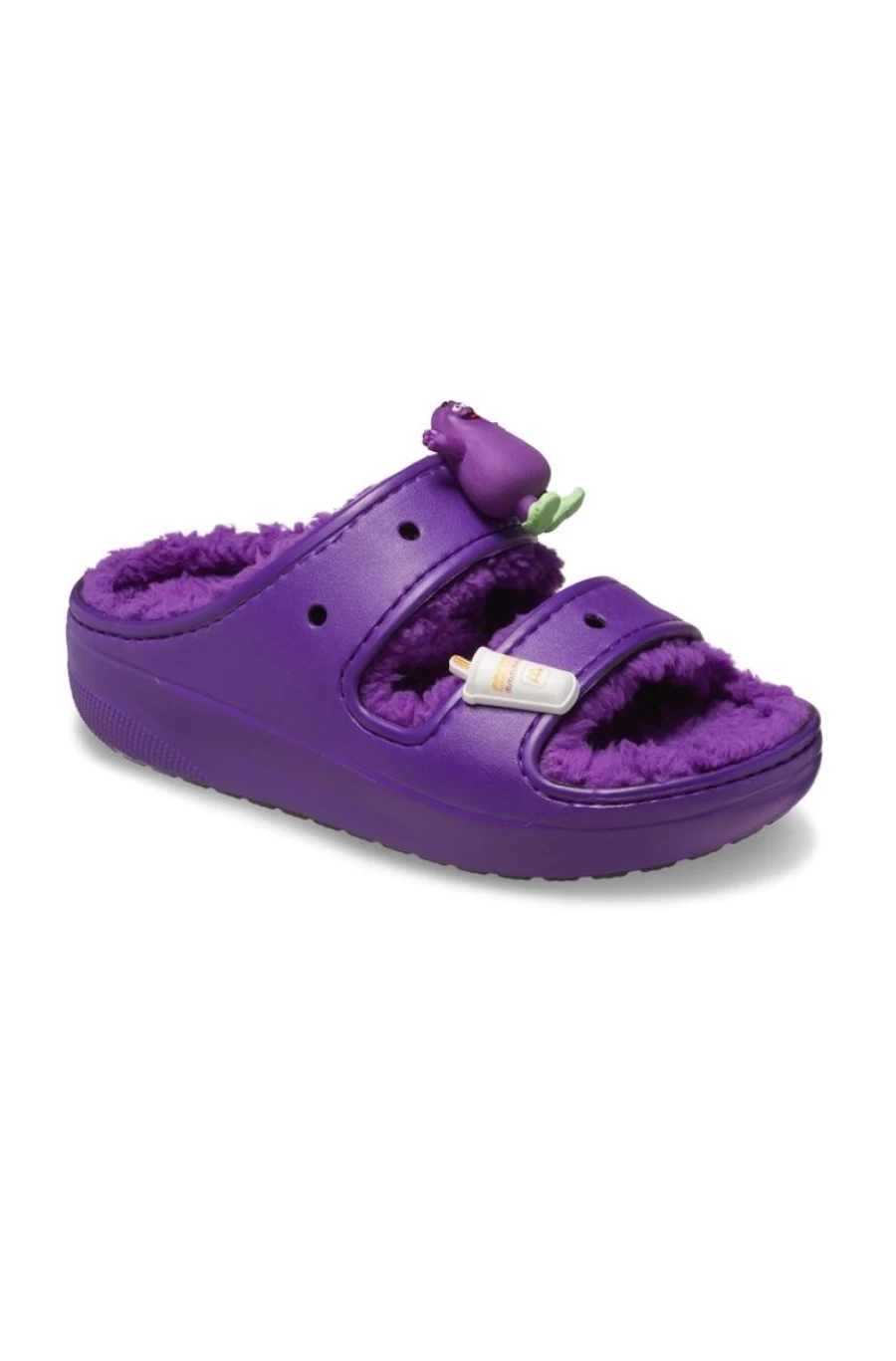 CROCS x McDonald's Grimace Cozzzy Sandal for Men - Comfortable & Stylish Collaboration Footwear
