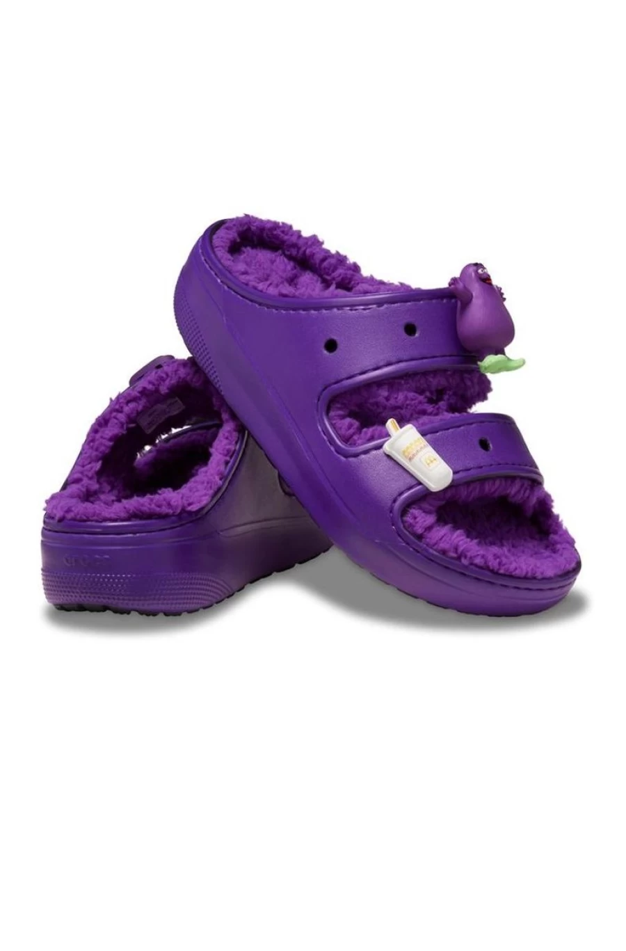 CROCS x McDonald's Grimace Cozzzy Sandal for Men - Comfortable & Stylish Collaboration Footwear