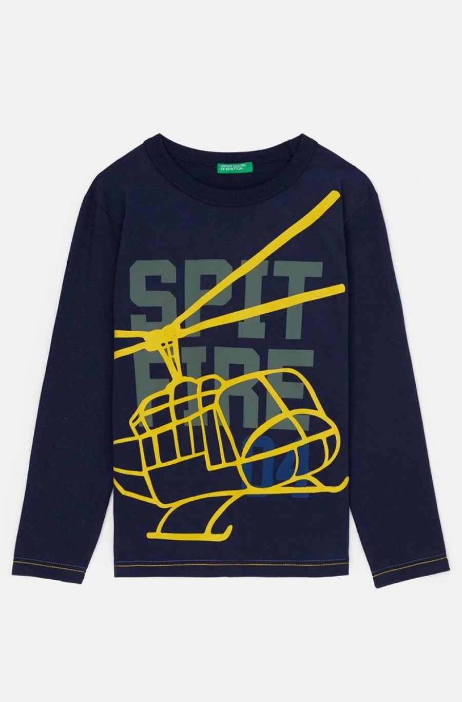 Benetton Boys' Long Sleeve Cotton Pyjamas - Multi Color Comfort Sleepwear