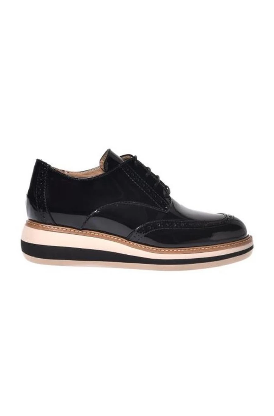 BALDININI Women's Patent Leather Lace-Up Shoes