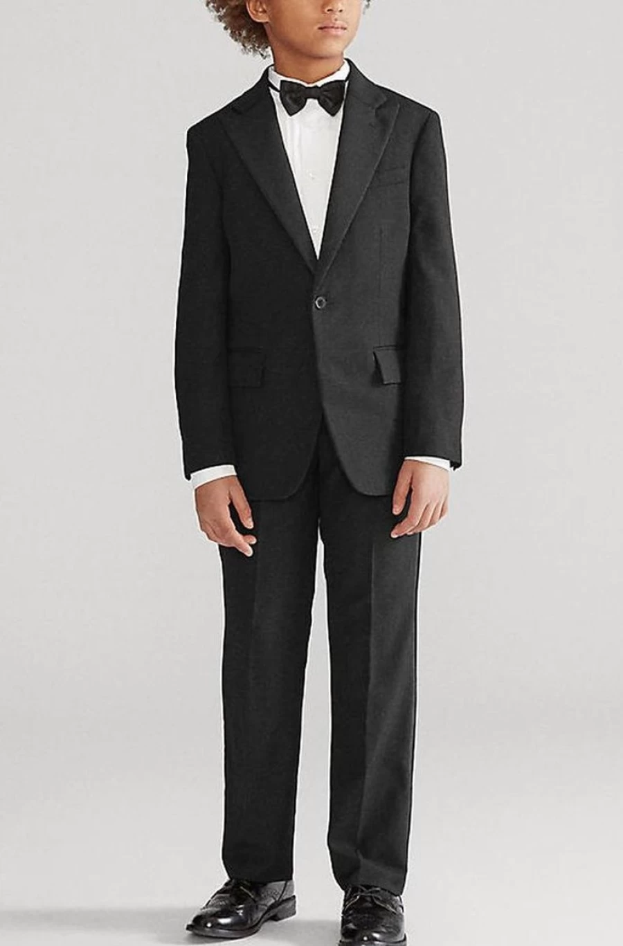 POLO RALPH LAUREN KIDS Boys Wool Barathea Formal Tuxedo Suit for Special Occasions
