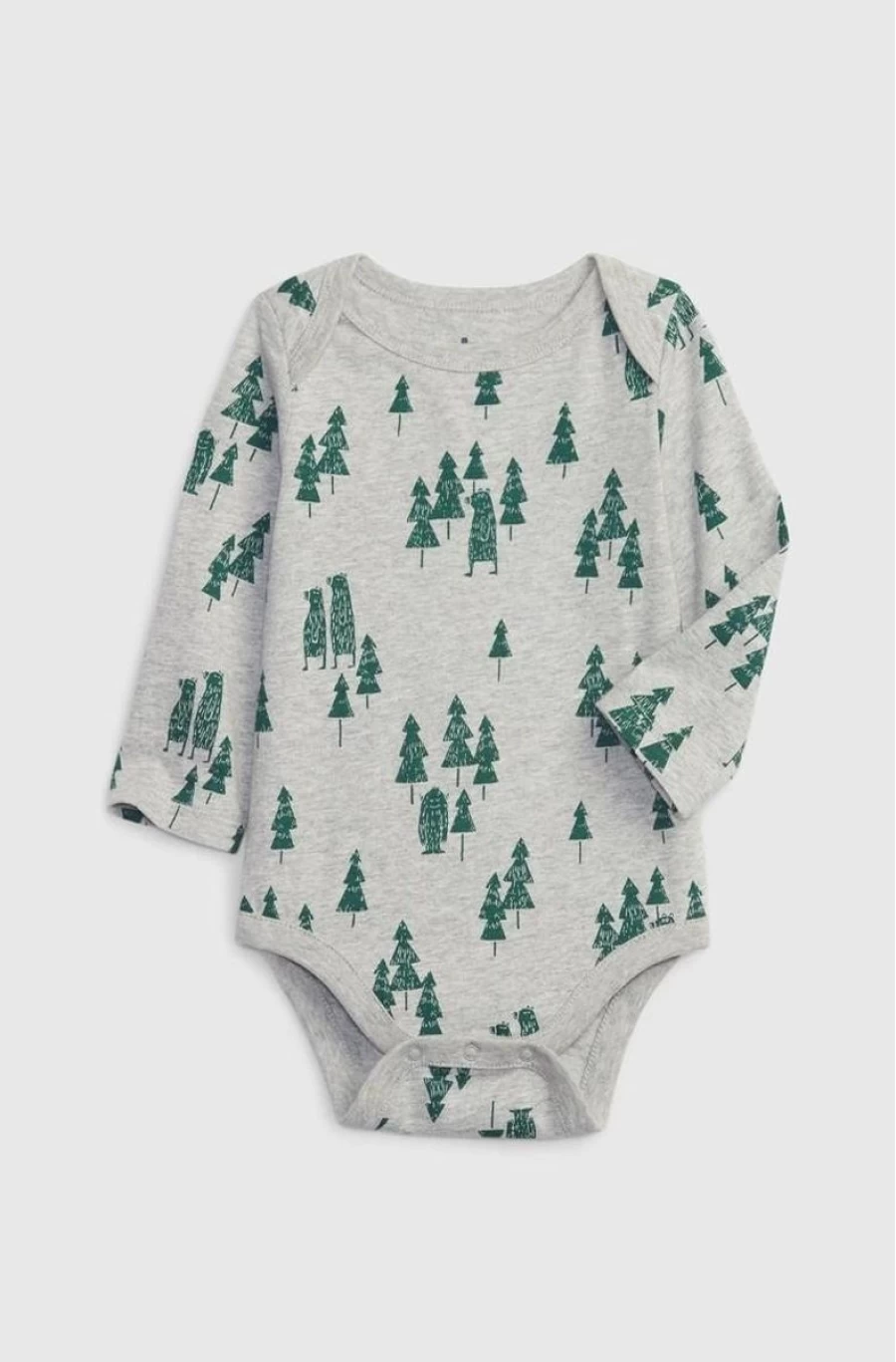 GAP Baby Boys' 100% Organic Cotton Trees Bodysuit - Soft & Eco-Friendly Onesie