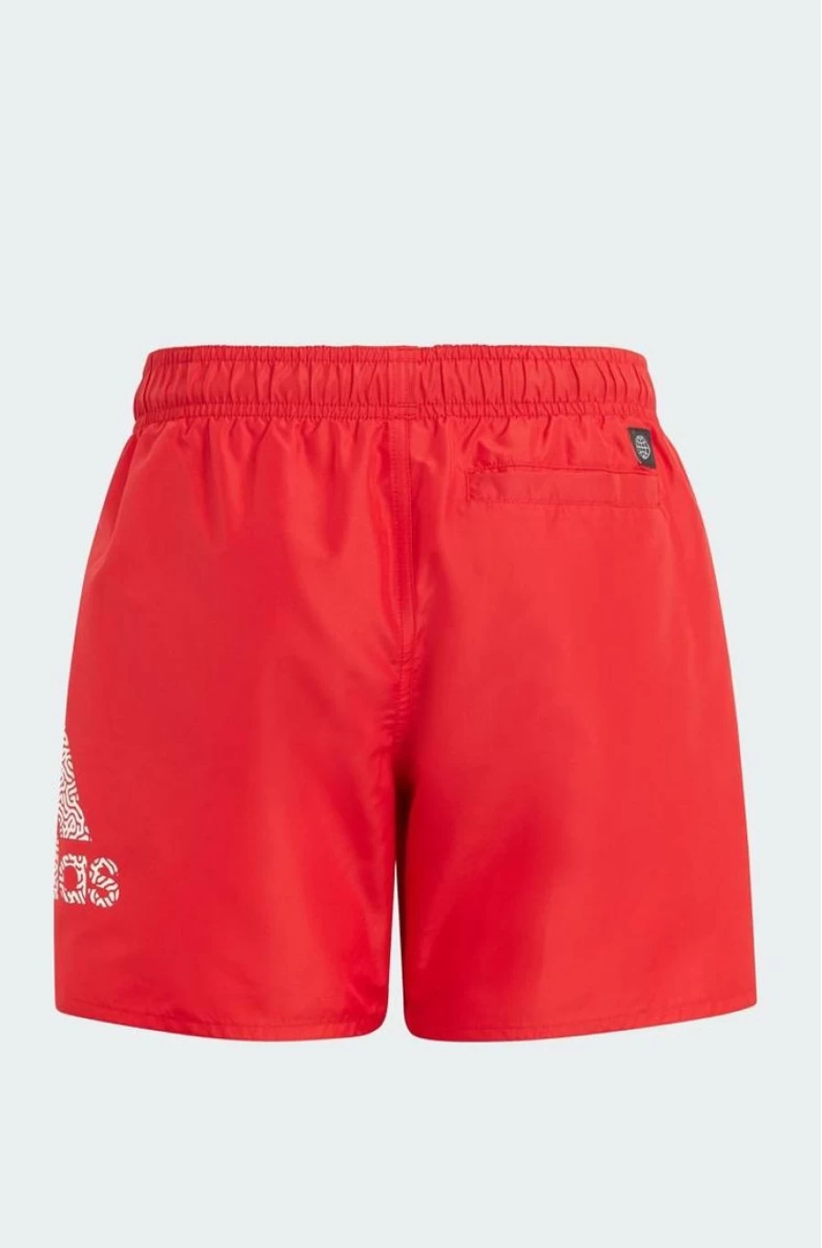 ADIDAS Boys' Orange Logo Clx Swim Shorts for Swimming & Beach