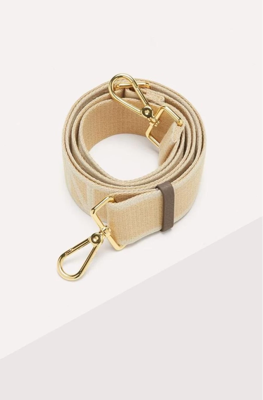 COCCINELLE Women's Logo Fabric Shoulder Strap Handbag Crossbody Bag Adjustable Strap