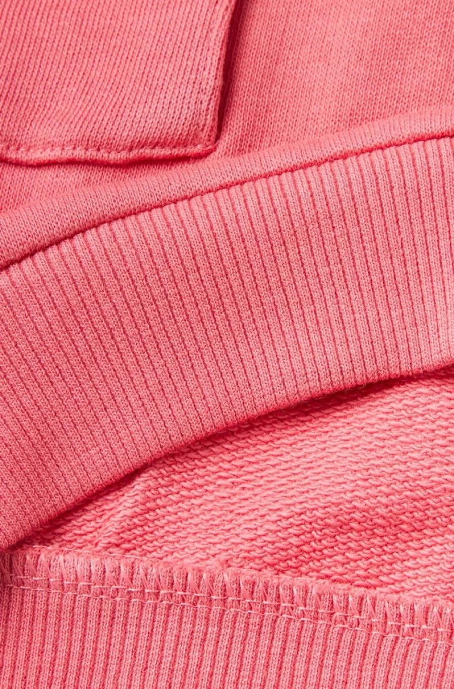 Benetton Girls Pink Sweat Fabric Short Dress With Pockets - Comfortable & Stylish