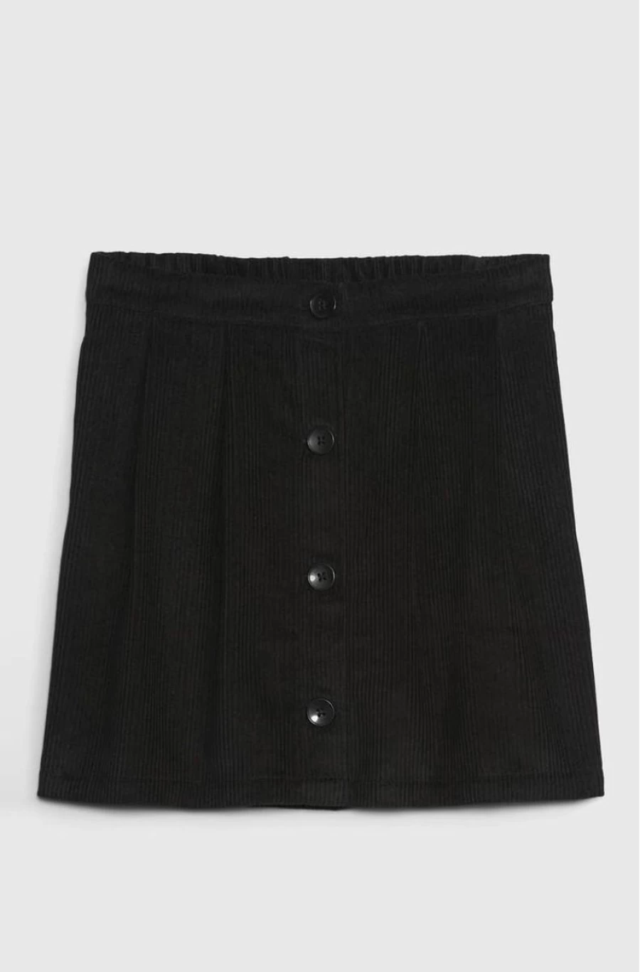 GAP Girls Black Pleated Corduroy Mini Skirt for Kids