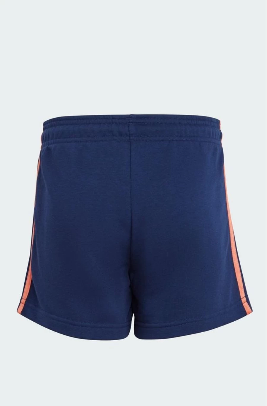 Adidas Girls' Dark Blue Essentials 3-Stripes Athletic Shorts