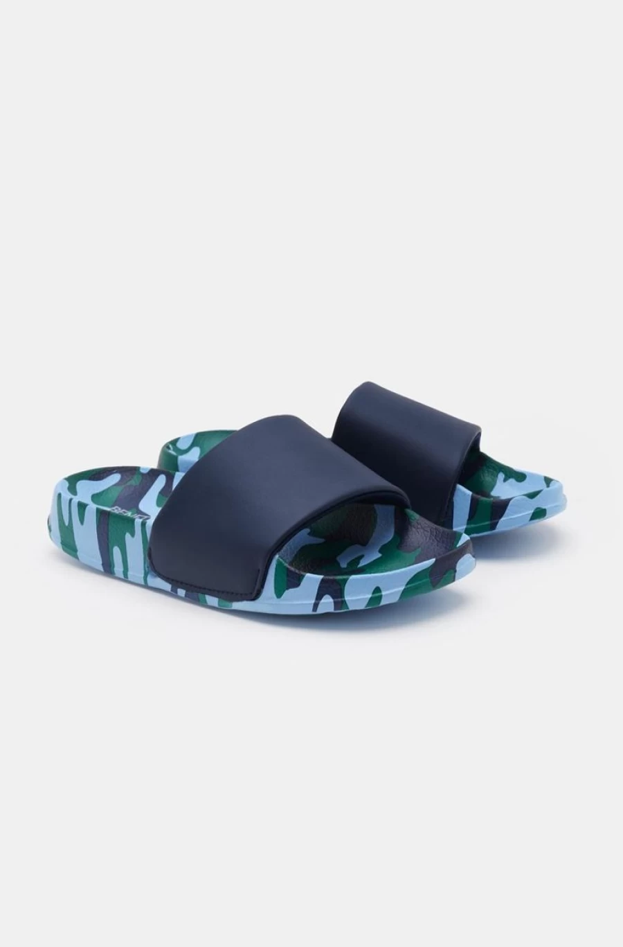 "BENETTON Boys' Patterned Slides – Stylish & Comfortable Kids' Sandals"