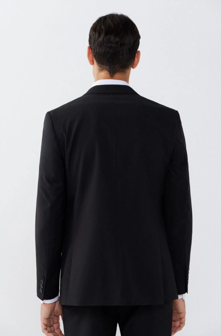 "CORTEFIEL Men's Black Blazer Series XXI – Classic Formal Jacket"