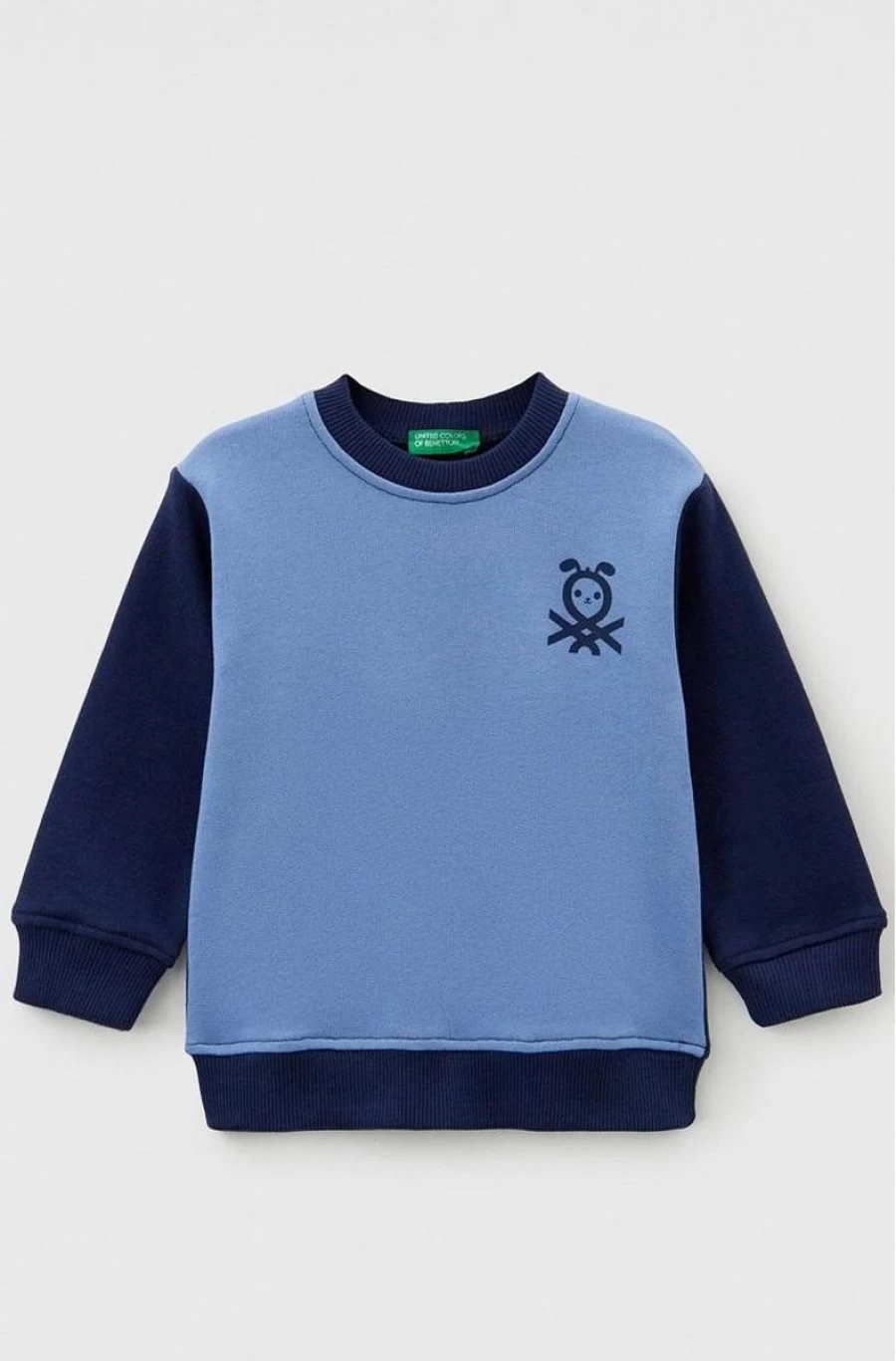Benetton Boys' Organic Cotton Sweatshirt - Soft & Comfortable Pullover