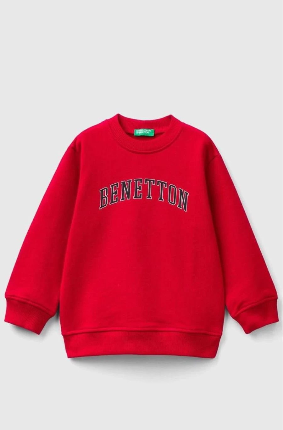 Benetton Boys' Organic Cotton Sweatshirt - Soft & Comfortable Pullover