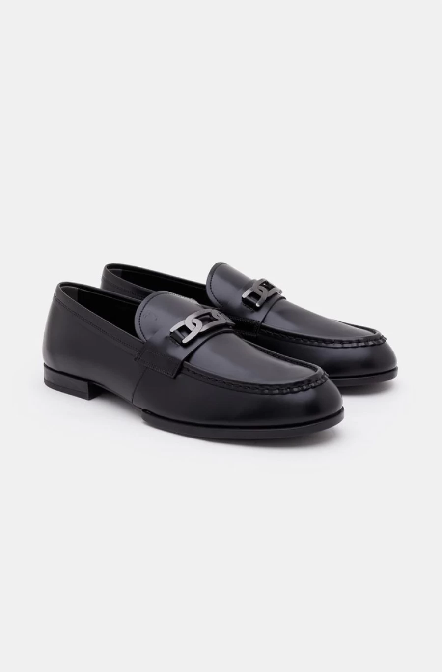 TOD'S Men's Black Leather Loafers – Classic Comfort & Style