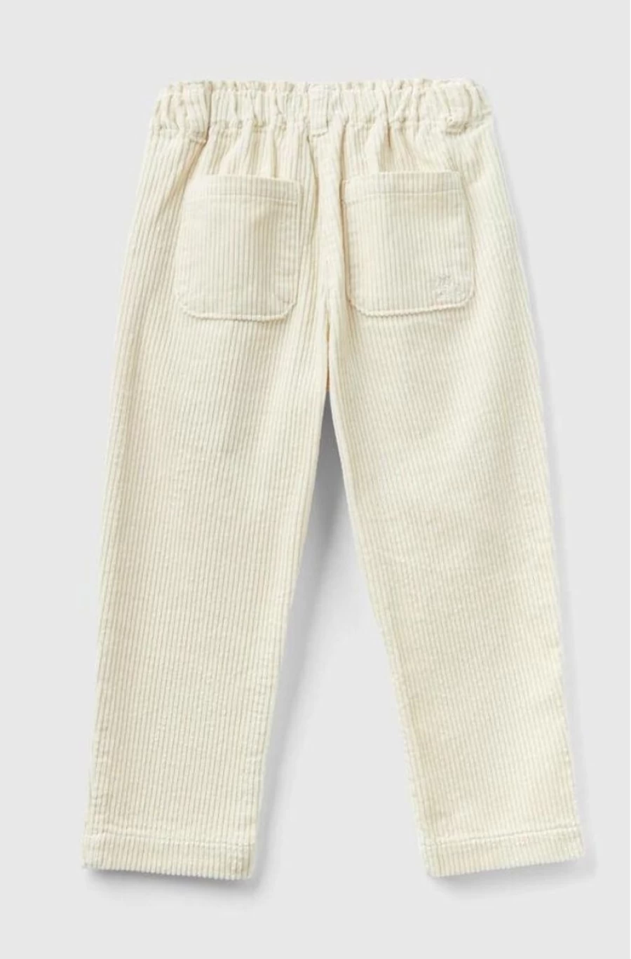 Benetton Girls' Cotton Corduroy Trousers for Kids - Soft & Comfortable Pants