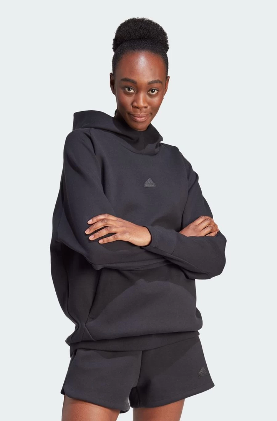 Adidas Women's Z.N.E. Overhead Hoodie - Lightweight Pullover Sweatshirt for Comfort & Style