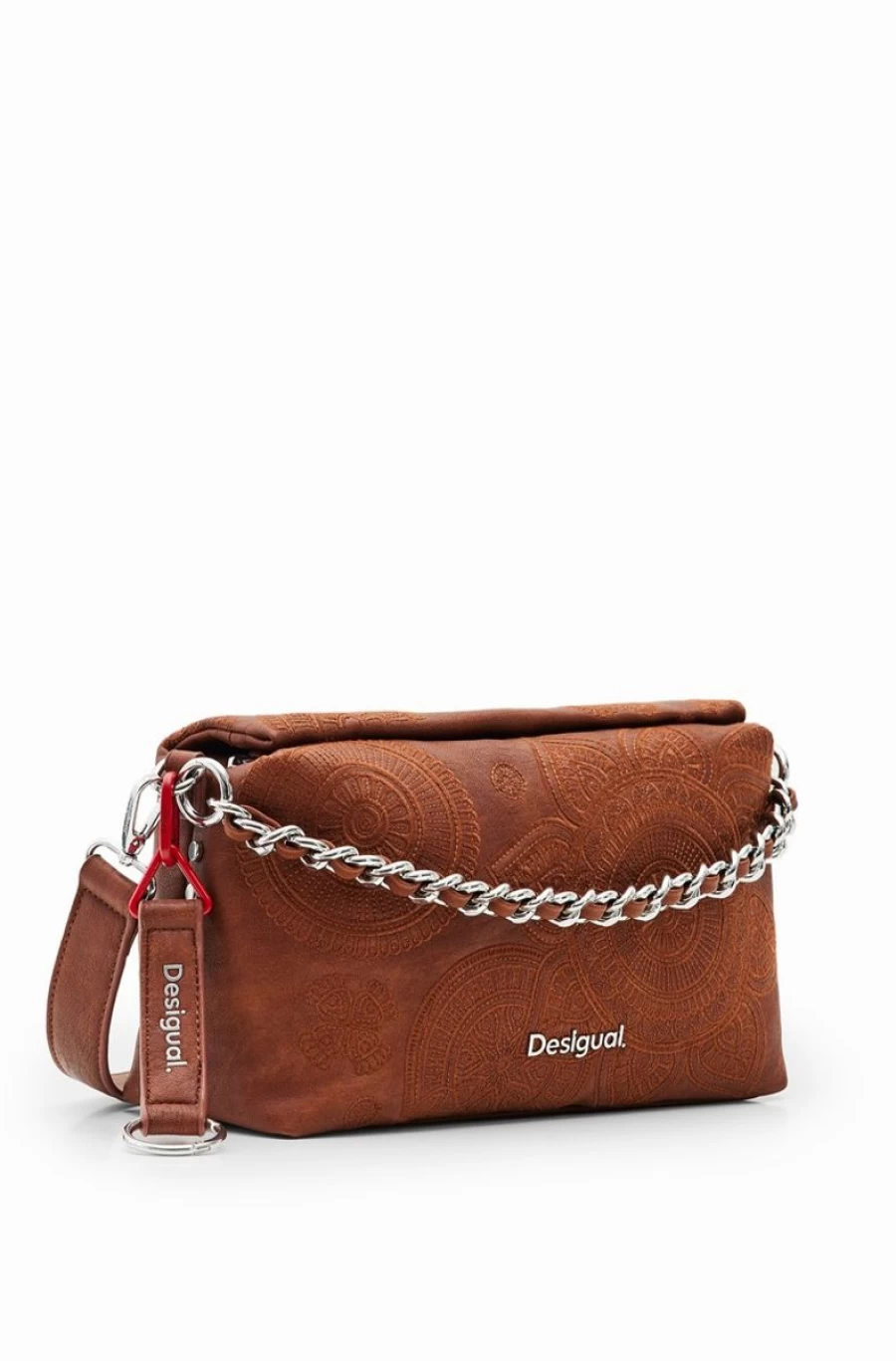 DESIGUAL Women's Midsize Embroidered Handbag - Stylish Floral Crossbody Purse for Women
