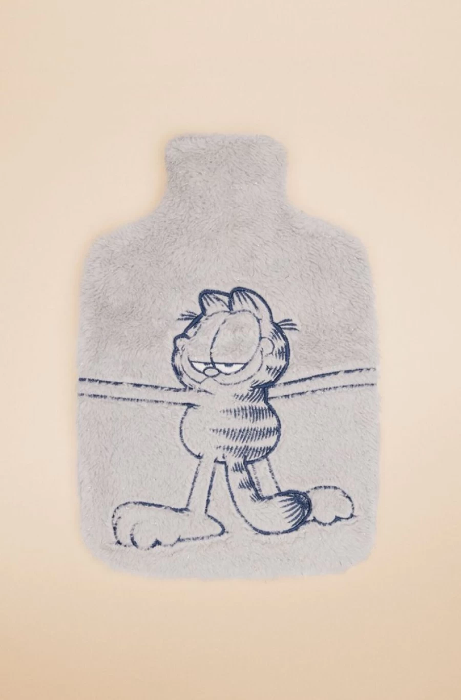 "WOMEN'SECRET Furry Garfield Hot Water Bottle for Women - Cozy Plush Warm Comfort"