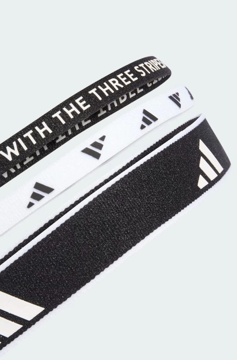 Adidas Men's Multiple Width Training Headbands - 3 Pack Sweat Absorbing Workout Bands