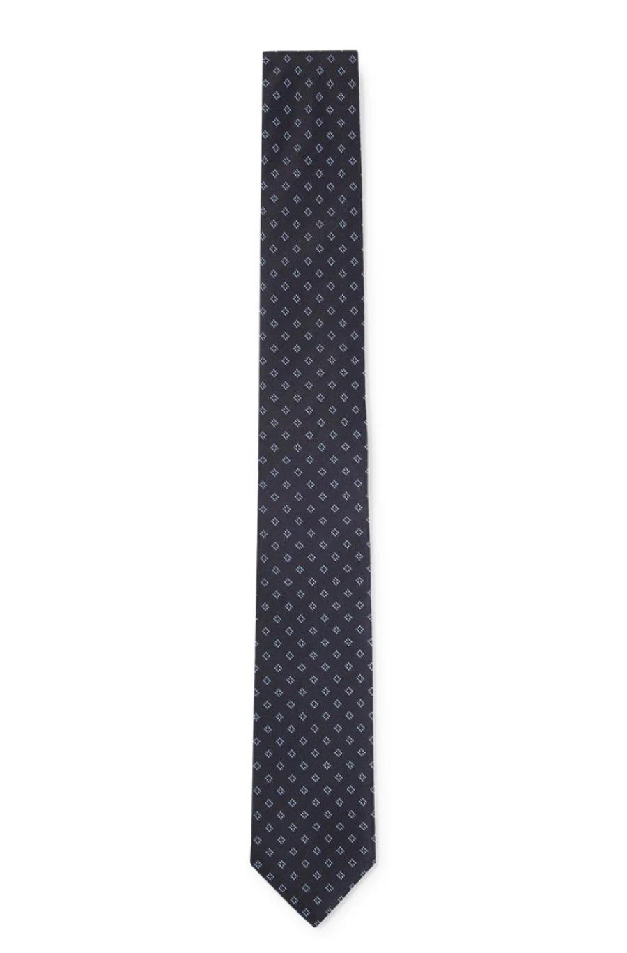 HUGO BOSS Men's Micro Patterned Silk Tie for Business & Formal Wear