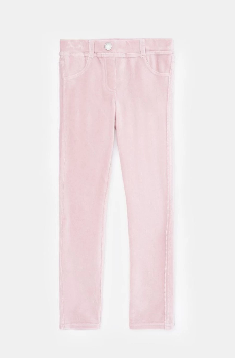 Benetton Girls' Super Skinny Stretch Chenille Trousers for Comfort & Style