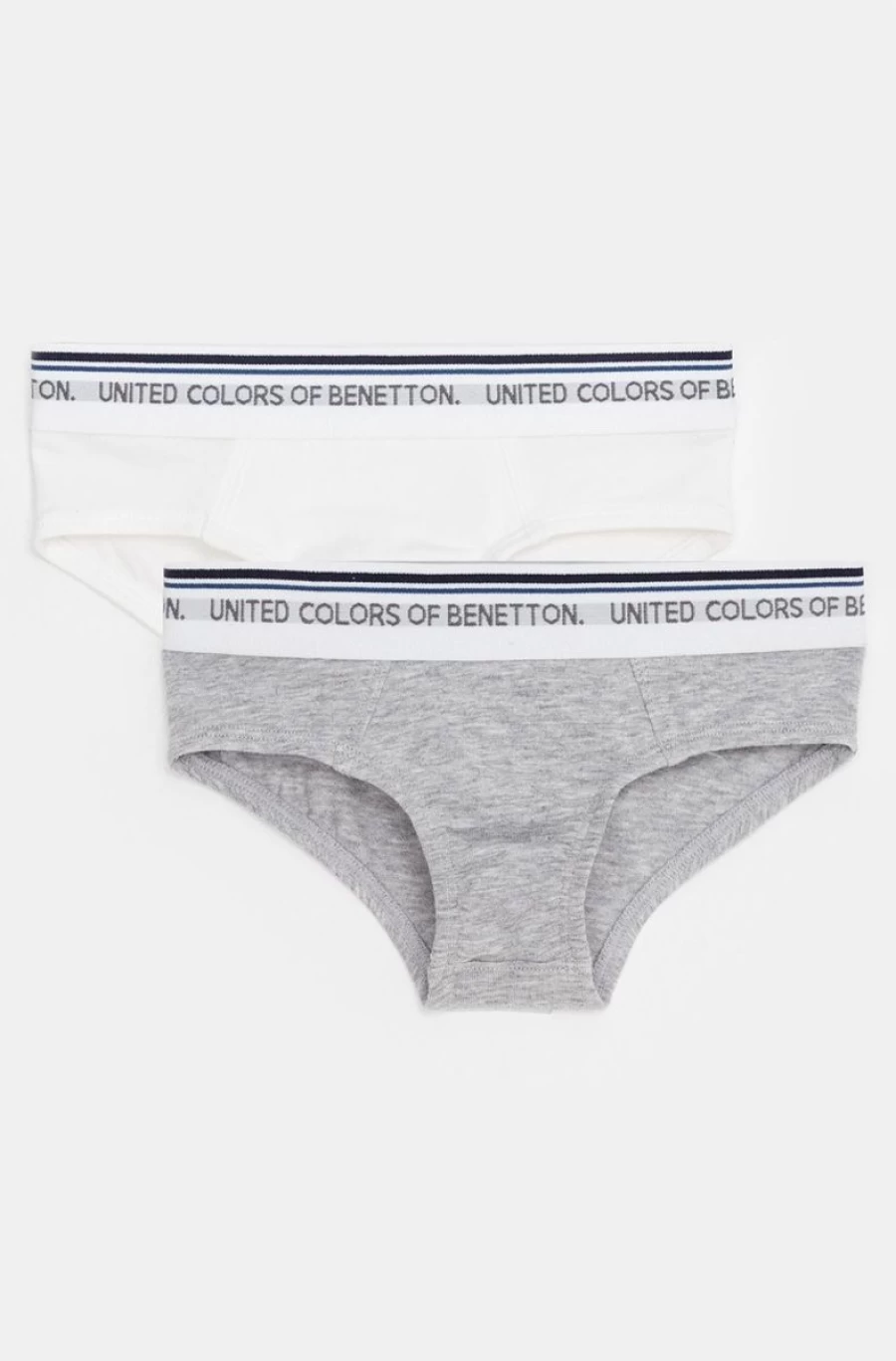 Benetton Boys' 2-Pack Logo Elastic Waist Underwear