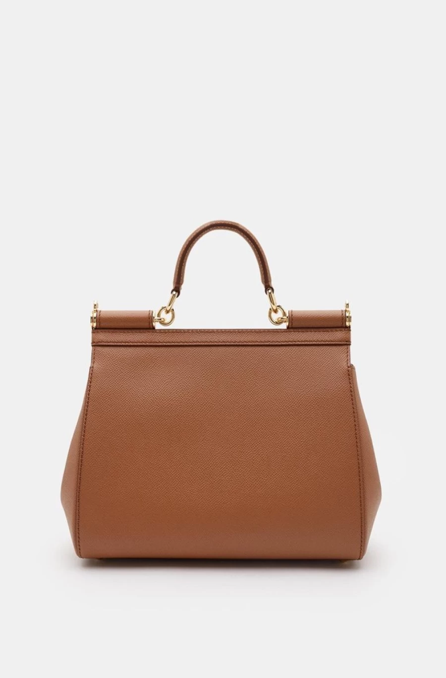 DOLCE & GABBANA Women's Medium Sicily Bag in Dauphine Calfskin Leather Crossbody Handbag