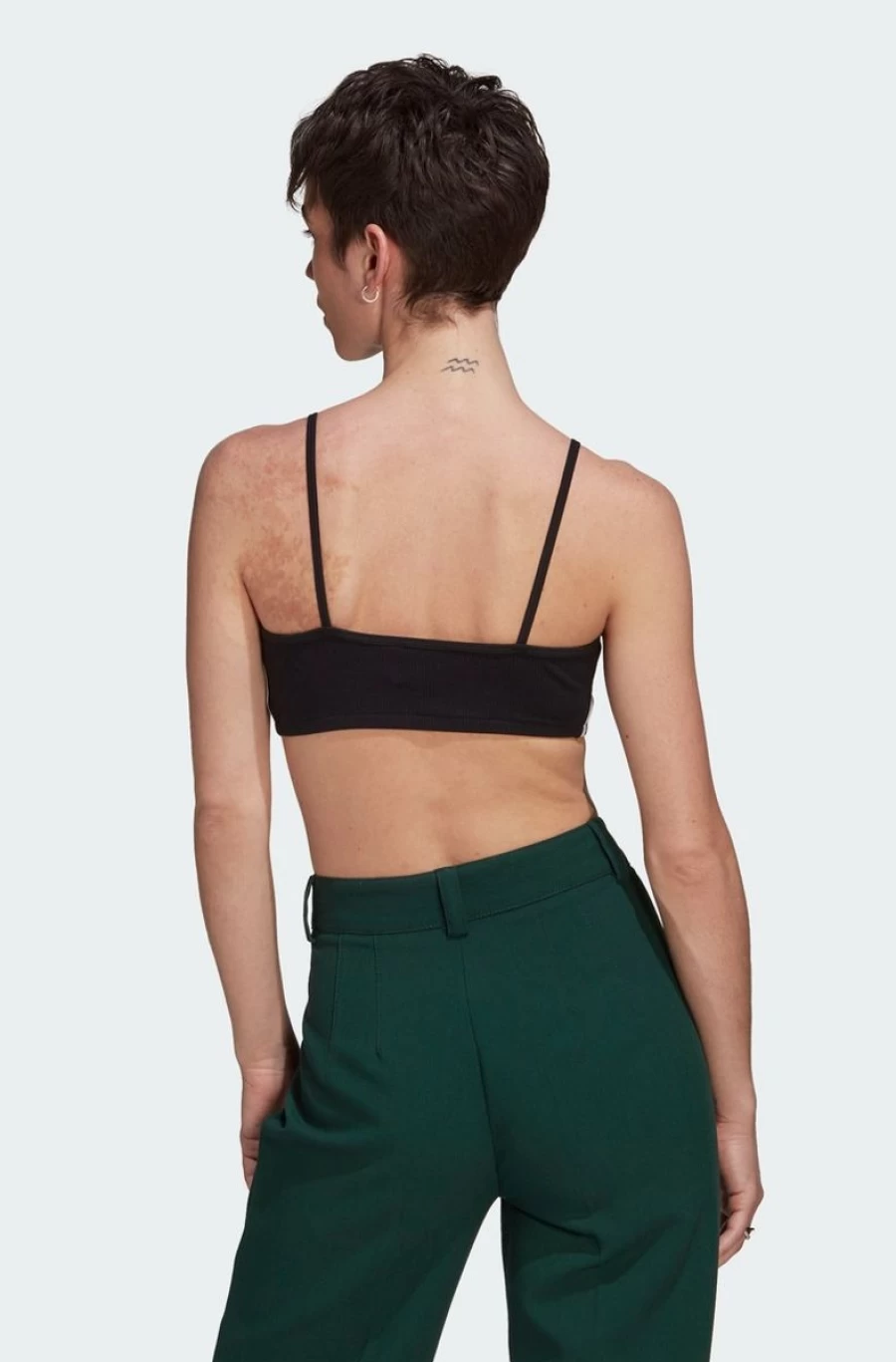 Adidas Women's Adicolor Classics Black Bra Top - Sporty Comfort & Style