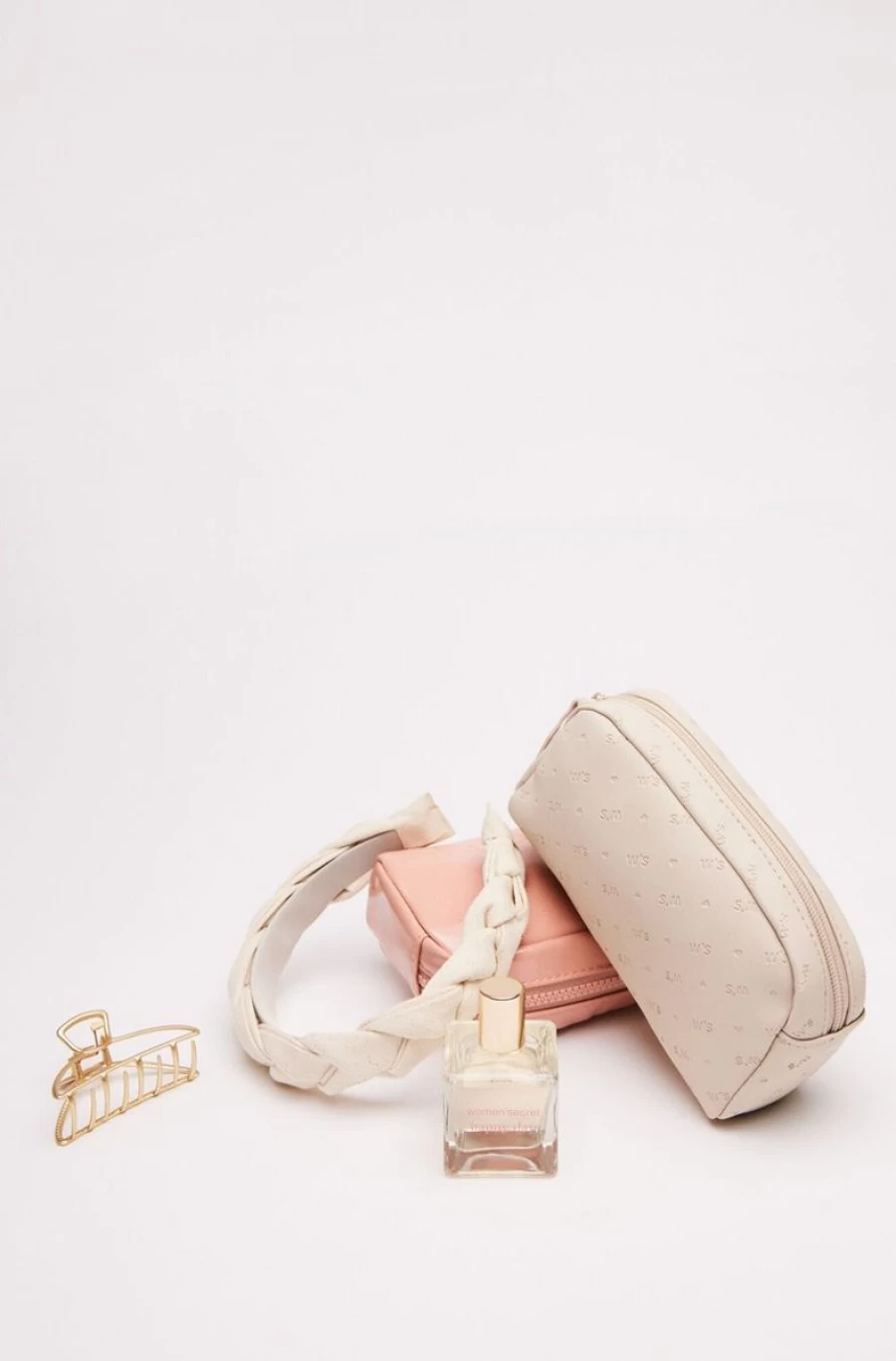 "WOMEN'SECRET Small Logo Vanity Case for Women - Stylish Cosmetic Bag"