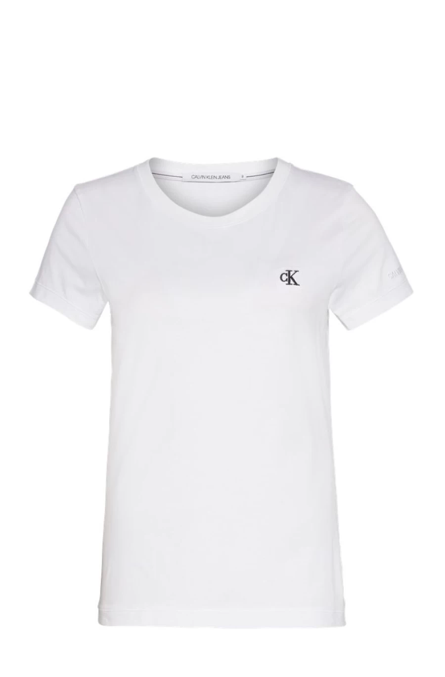 "Women's CALVIN KLEIN Slim Fit Organic Cotton T-Shirt – Eco-Friendly Casual Tee"