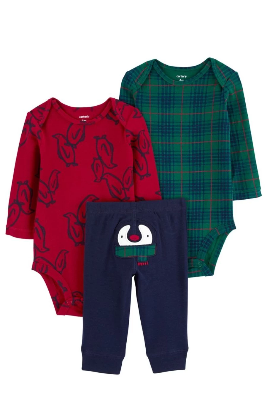 CARTER'S Boys' 3-Piece Holiday Little Character Outfit Set
