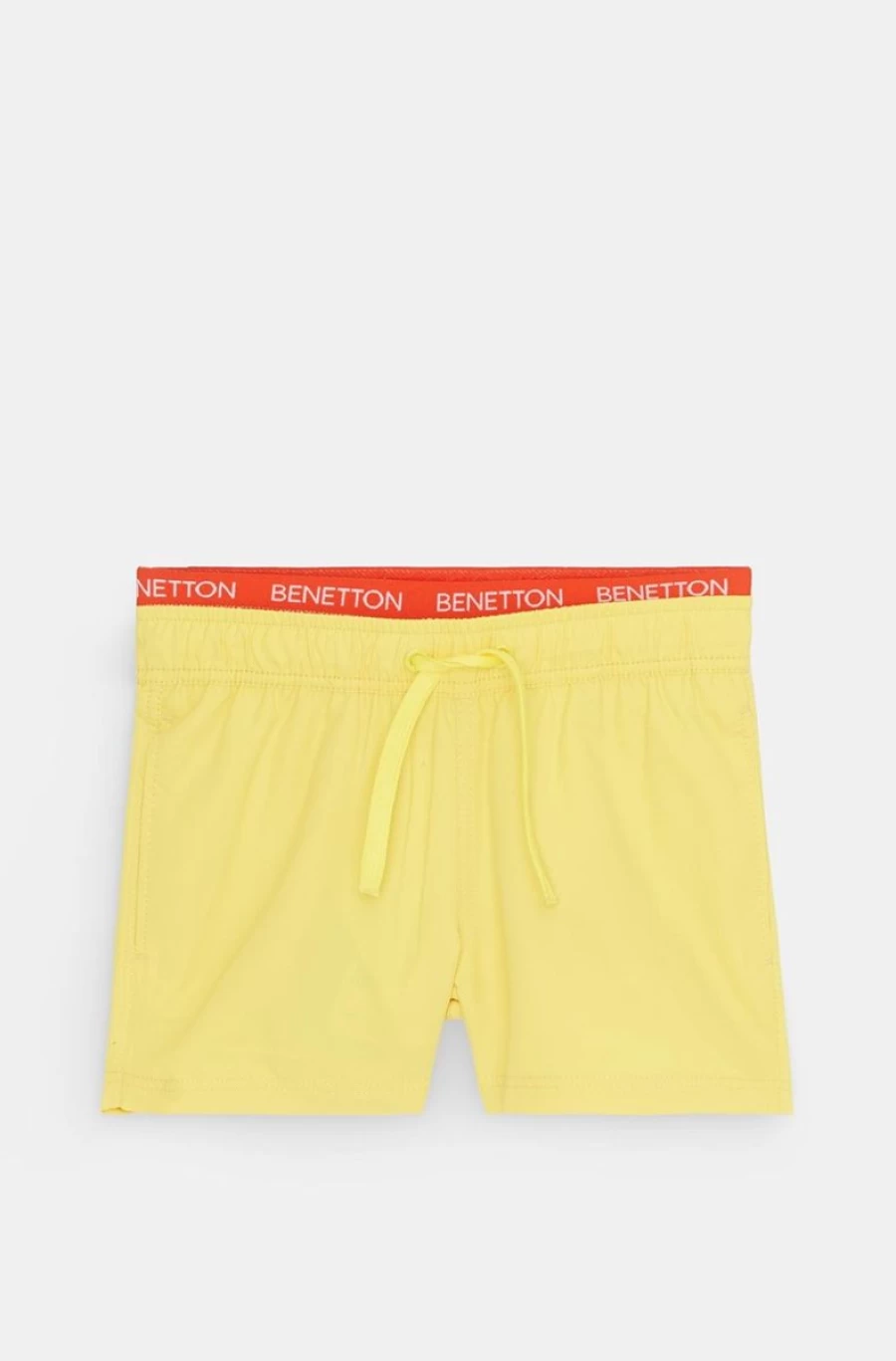 Benetton Boys' Swim Trunks with Logo Waistband - Quick-Dry Comfort for Kids