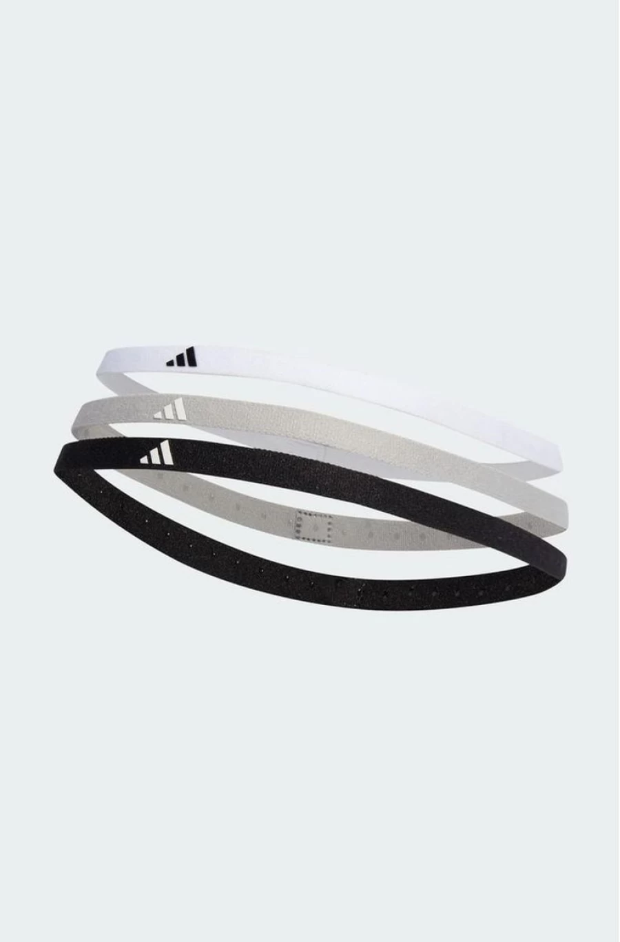 Adidas Men's Hairband 3-Pack - Sporty Elastic Headbands for Athletic Performance