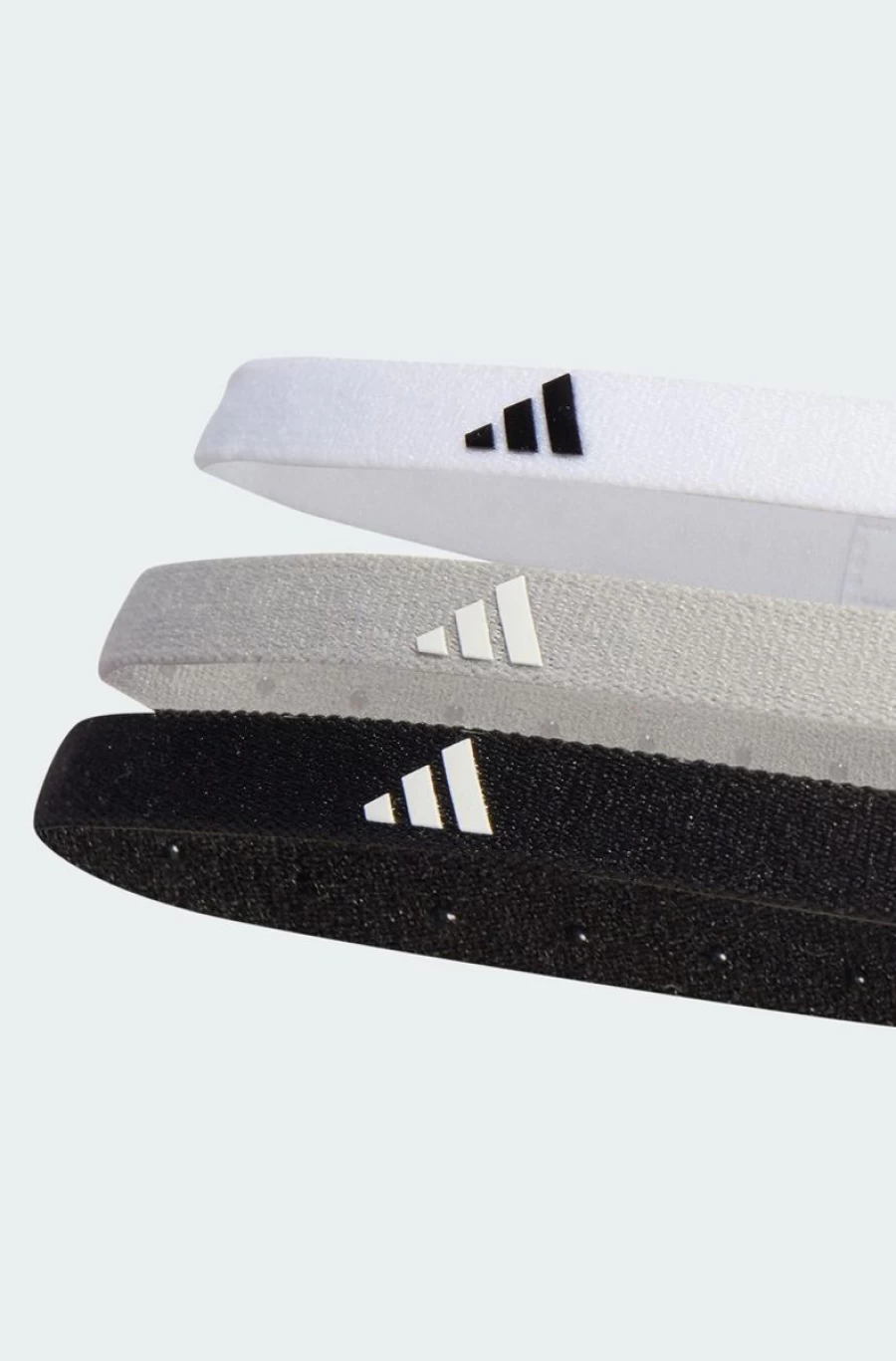 Adidas Men's Hairband 3-Pack - Sporty Elastic Headbands for Athletic Performance