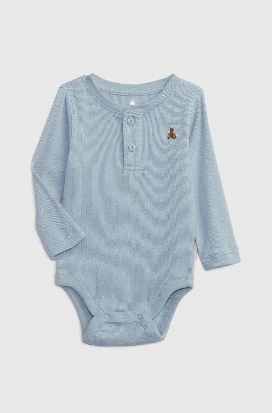 GAP Boys' Cotton Mix and Match Henley Bodysuit - Soft Baby One-Piece Outfit