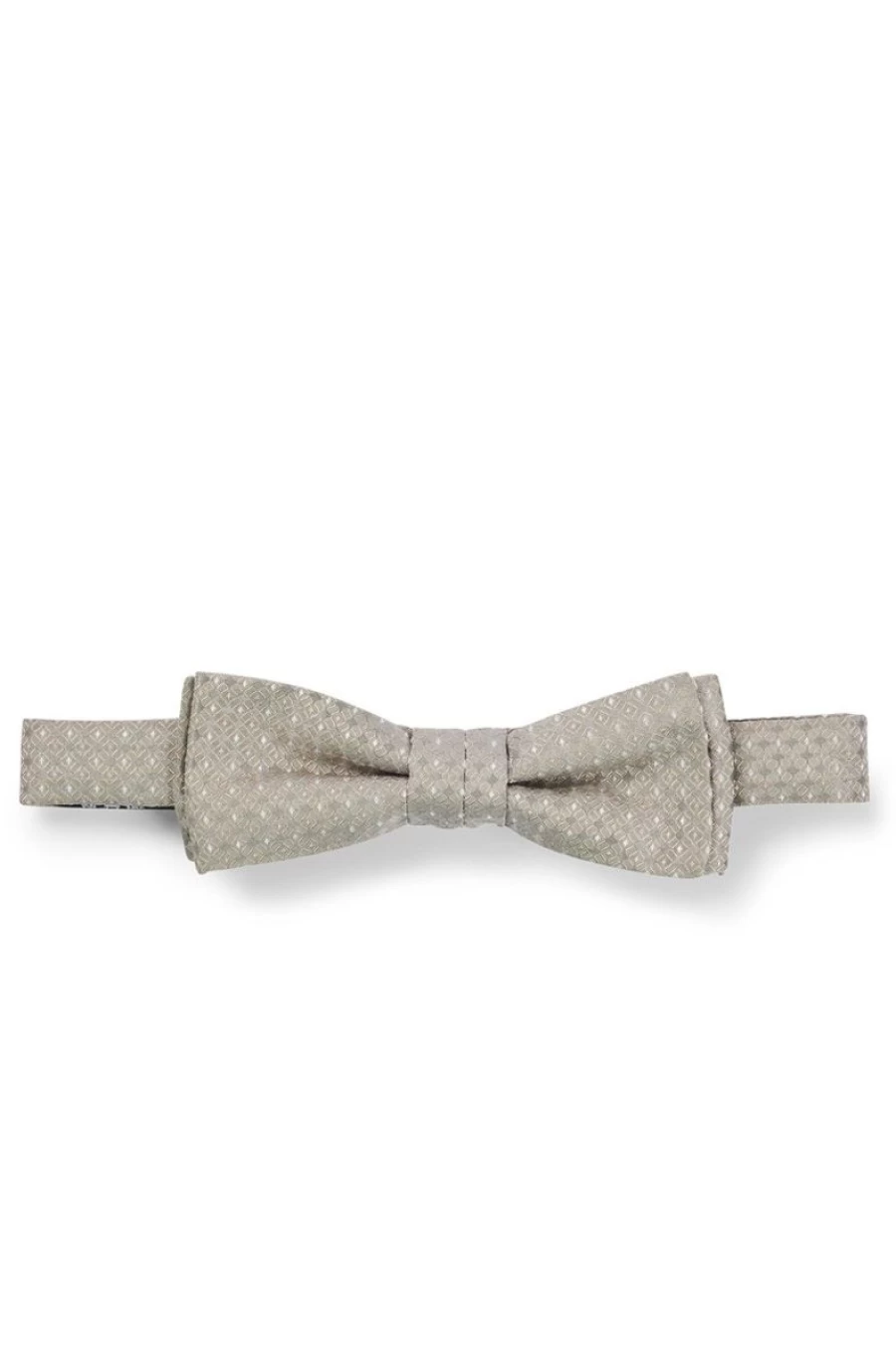 HUGO BOSS Men's Italian Silk Jacquard Bow Tie with Patterned Design
