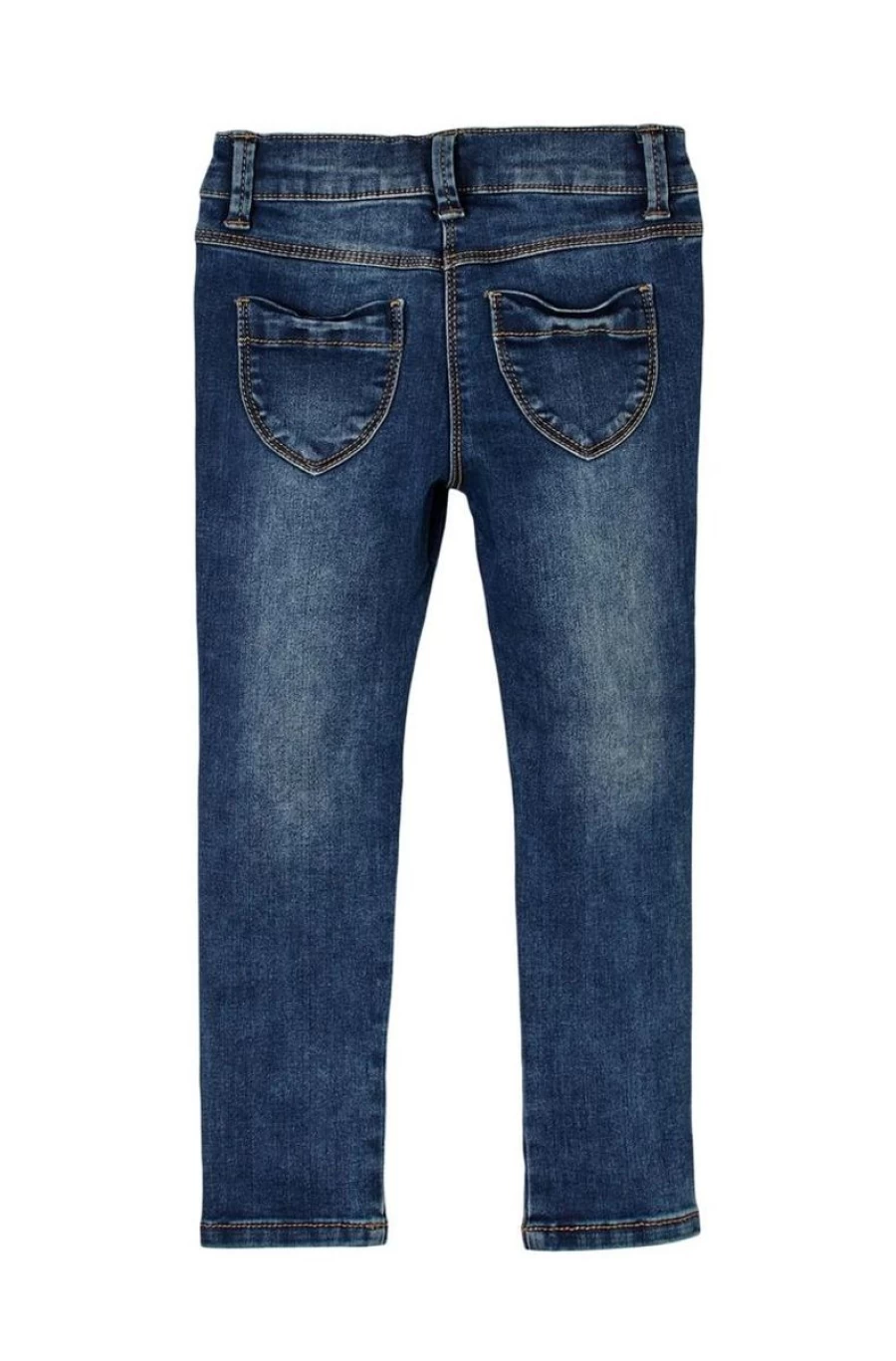 S.OLIVER Girls' Blue Regular Fit Elastic Waistband Treggings