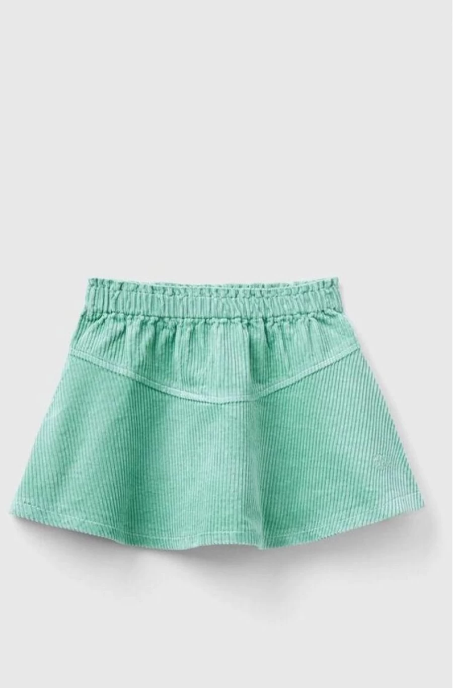 BENETTON Girls' Corduroy Mini Skirt - Stylish & Comfortable Fashion for Kids