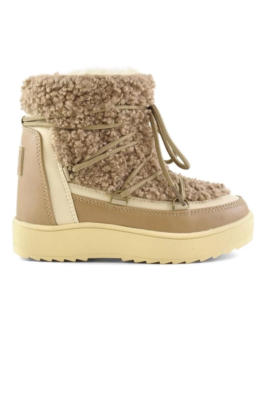 "COLORS OF CALIFORNIA Girls' Snow Boots with Cozy Teddy Faux Fur Winter Booties"
