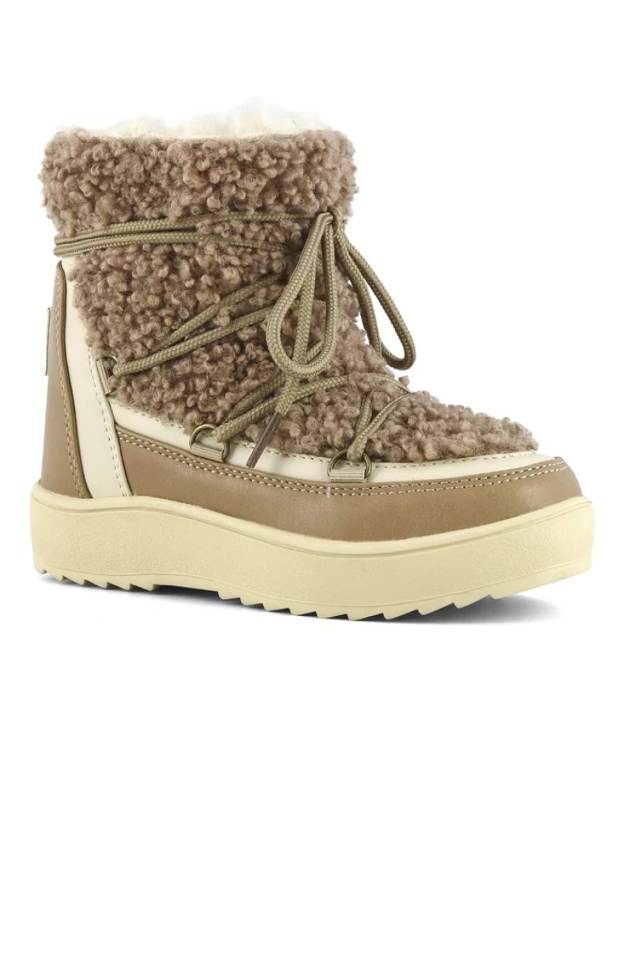 "COLORS OF CALIFORNIA Girls' Snow Boots with Cozy Teddy Faux Fur Winter Booties"