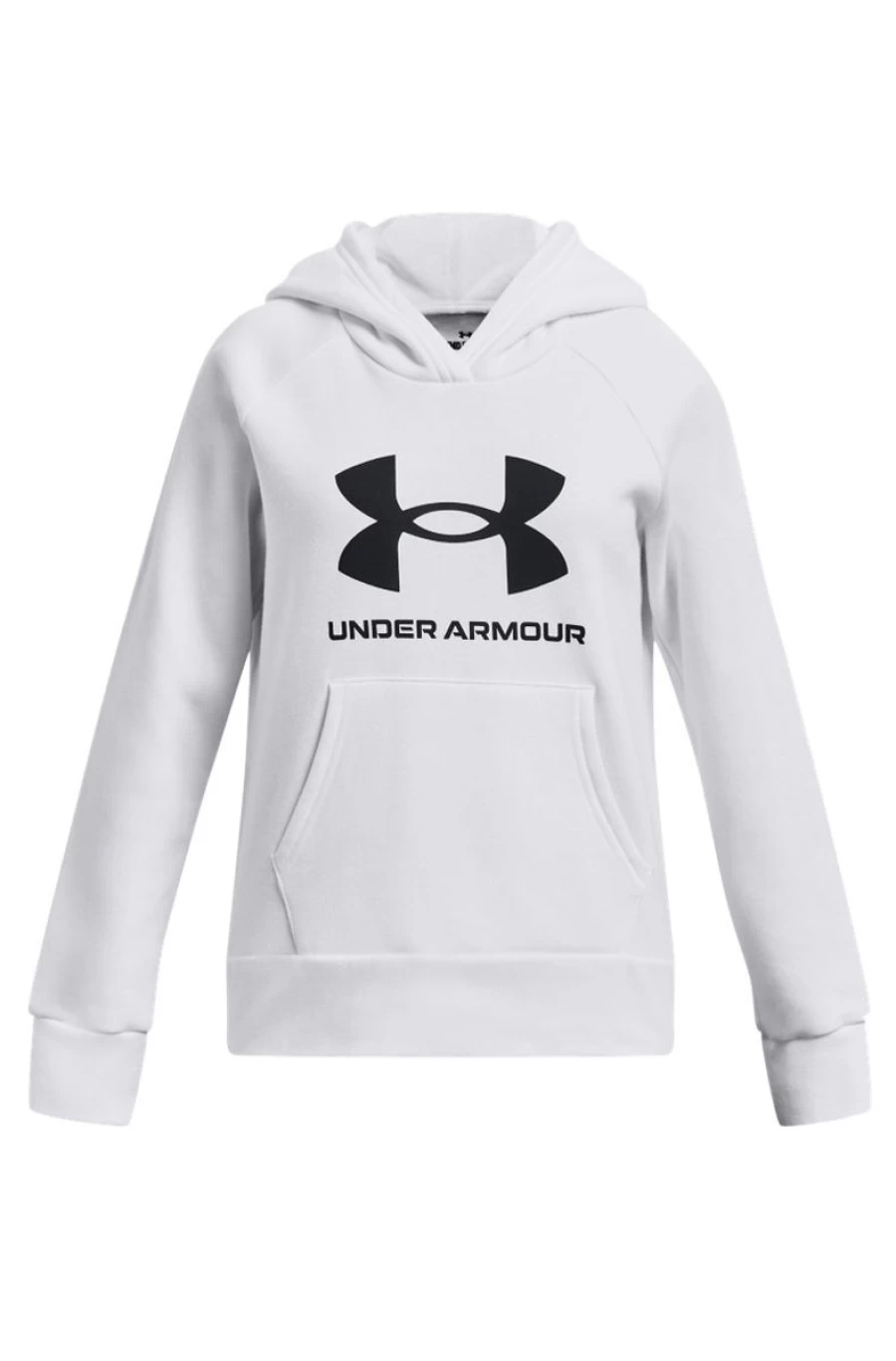 UNDER ARMOUR Girls' Rival Fleece Big Logo Hoodie for Youth